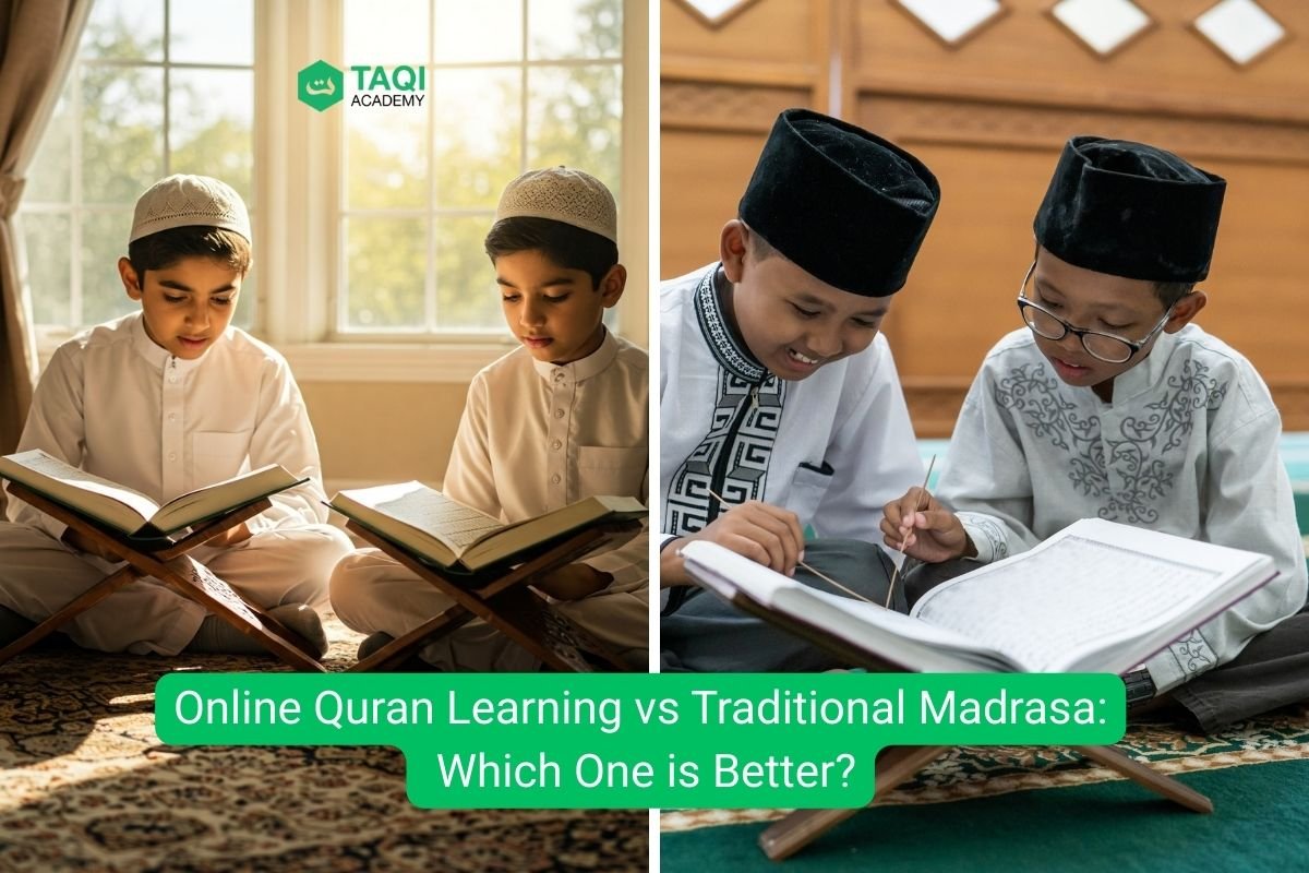 Online Quran Learning vs. Traditional Madrasa