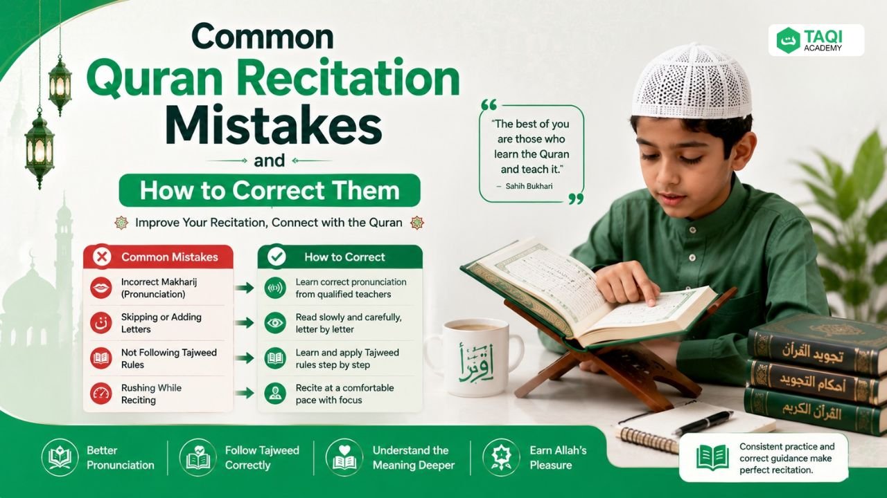 Common Quran Recitation Mistakes